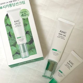 [AHC] 세이프온 에센스 선크림 올리브영 스페셜 증정 기획세트 — 5점을 준 리뷰어가 2022년 6월 올린 사용 사진