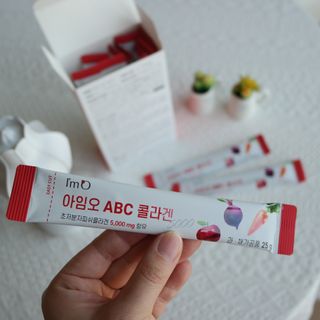아임오 ABC 콜라겐 젤리 14포 — 5점을 준 리뷰어가 2022년 2월 올린 사용 사진