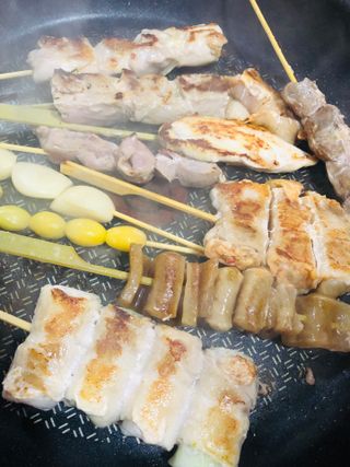 [다물꼬치] 모듬꼬치 10개 +데리야끼소스120g+매운고추소스120g — 5점을 준 리뷰어가 2021년 10월 올린 사용 사진
