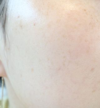 랑벨 비타 에너지 잡티 크림 75ml (피부 속 기미완화크림) — 5점을 준 리뷰어가 2022년 6월 올린 사용 사진
