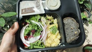 참살이도시락 작심삼일 샐러드도시락 3개 맛보기 새벽배송 또는 택배배송 — 5점을 준 리뷰어가 2021년 9월 올린 사용 사진
