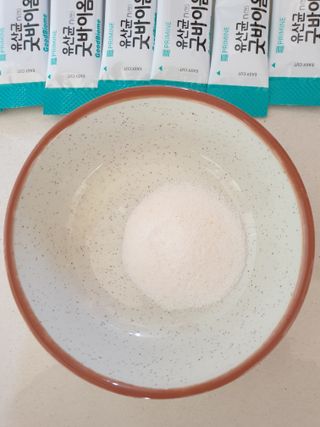 프리마인 유산균 국가지정연구소 선정, 살아있는 생유산균 200억 마리의 힘. 유산균n굿바이옴플러스 — 5점을 준 리뷰어가 2021년 9월 올린 사용 사진