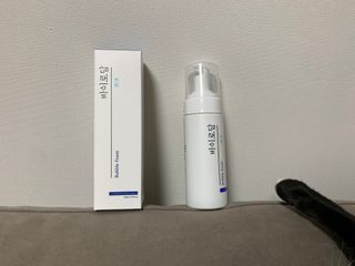 [바이로담] 저자극 약산성버블 폼 폼클렌징 150ml — 5점을 준 리뷰어가 2021년 3월 올린 사용 사진
