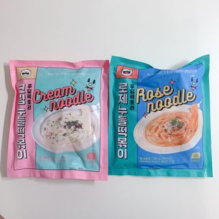 [푸딩팩토리] 로제누들떡볶이 500g / 까르보나라크림누들떡볶이 500g — 4점을 준 리뷰어가 2022년 8월 올린 사용 사진