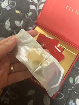 프리마인 귀족의 콜라겐, 92배 흡수율. 럭셔리 프리미엄 셀라브 콜라겐필름 30매 — 4점을 준 리뷰어가 2022년 4월 올린 사용 사진