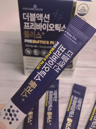 메이준뉴트리 더블액션 프리바이오틱스 플러스+ — 5점을 준 리뷰어가 2021년 4월 올린 사용 사진
