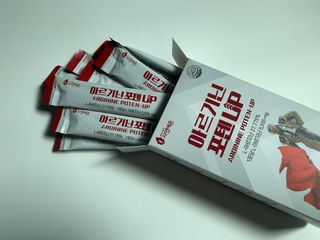 자연에온 고함량 아르기닌 포텐 UP 5555mg 20g x 15포 — 5점을 준 리뷰어가 2021년 9월 올린 사용 사진