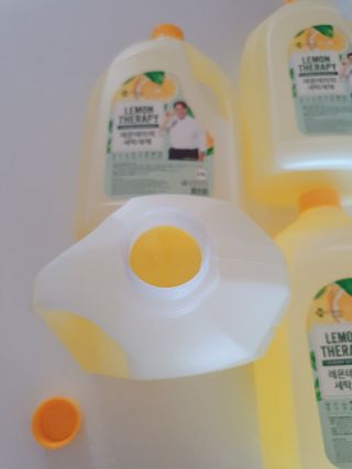 지오클린 레몬테라피 액체세제 2.5L 4개 — 5점을 준 리뷰어가 2022년 8월 올린 사용 사진
