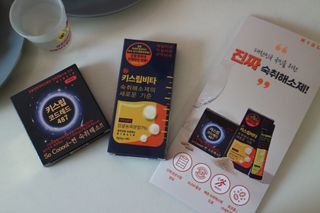 [LIVE] 키스립 바이오 회사에서 만든 숙취해소제 키스립 코드레드 & 뉴키스립비타 set — 5점을 준 리뷰어가 2022년 4월 올린 사용 사진