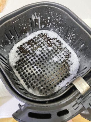 위케어 천연 주방세세, 에어프라이어세제, 다목적세정제, 발포텀블러세정제 — 4점을 준 리뷰어가 2021년 2월 올린 사용 사진