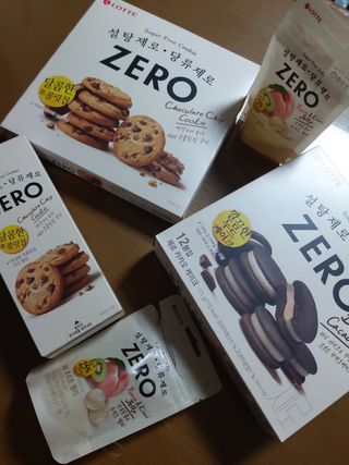 ZERO (초콜릿 칩 쿠키, 카카오 케이크, 후르츠 젤리, 아이스 콜라, 아이스 초코바) — 5점을 준 리뷰어가 2022년 6월 올린 사용 사진