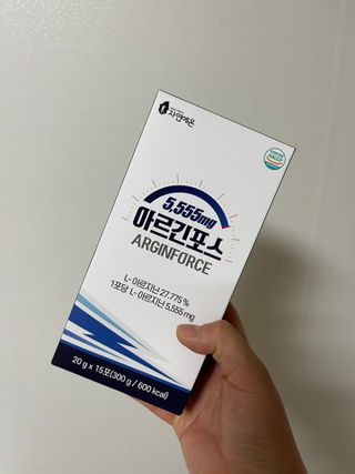 자연에온 아르긴포스 L-아르기닌 5555mg 스틱 15개입 1박스 — 5점을 준 리뷰어가 2021년 4월 올린 사용 사진