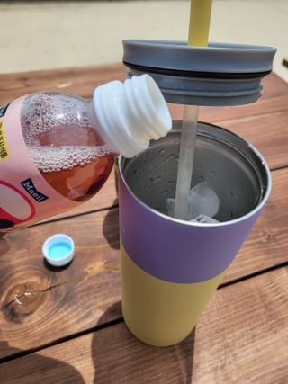 더그레잇티 콤부차 [매일유업] 더그레잇티 44kcal 콤부차 300ml *12개입 (오리지널 6개+베리리치 6개) — 4점을 준 리뷰어가 2023년 7월 올린 사용 사진