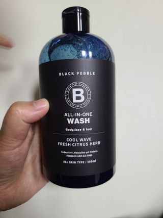 블랙페블 올인원 워시 쿨 웨이브 500ml — 리뷰어가 2021년 6월 올린 사용 사진