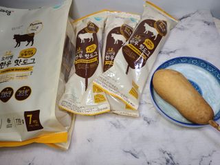 오마뎅 한우핫도그 — 4.5점을 준 리뷰어가 2021년 5월 올린 사용 사진