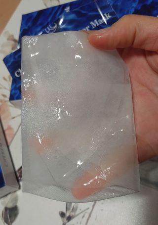 체르엠 그린 케비어 더블워터 마스크팩 5매입  2팩 — 4.5점을 준 리뷰어가 2021년 12월 올린 사용 사진