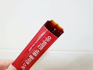 이너미인 석류 콜라겐 스틱 — 5점을 준 리뷰어가 2021년 1월 올린 사용 사진