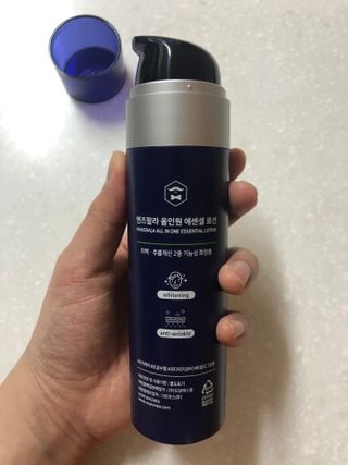 맨즈랄라 올인원 에센셜 로션 1개 — 4.5점을 준 리뷰어가 2021년 7월 올린 사용 사진