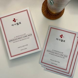 닥터마시멜로 마블러스 멀티 클리닉 마스크 — 5점을 준 리뷰어가 2021년 6월 올린 사용 사진