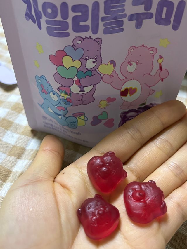 케어베어 슈가프리 자일리톨 구미 6봉 리뷰 사진