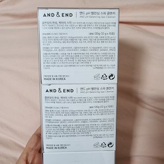 앤앤드 앤드앤엔드 pH 밸런싱 스파클렌저 — 4점을 준 리뷰어가 2021년 2월 올린 사용 사진