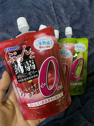 ORIHIRO 오리히로 곤약젤리 제로칼로리 130g 4종 4팩(맛별로 1팩씩) — 5점을 준 리뷰어가 2023년 3월 올린 사용 사진