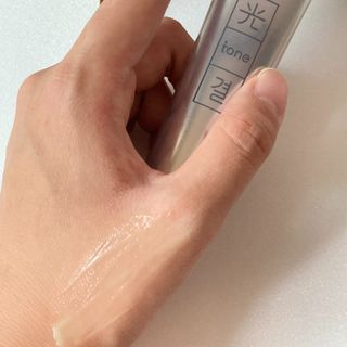 [NEW_버진팜스 깨죽크림] 쓱- 바르면 잡티가 사라지는 광/톤/결 비타민크림 — 4.5점을 준 리뷰어가 2021년 10월 올린 사용 사진