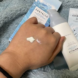 [스킨1004] 마다가스카르 센텔라 히알루-시카 워터핏 선세럼 50ml — 4.5점을 준 리뷰어가 2024년 5월 올린 사용 사진