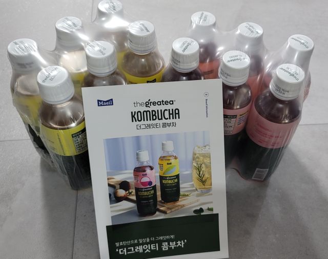 더그레잇티 콤부차 300ml *12개입 (오리지널 6개+베리리치 6개) 리뷰 사진