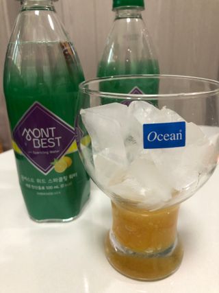 몽베스트 Montbest with Sparkling water Lemon OR Lime 20병(랜덤) — 4.5점을 준 리뷰어가 2022년 5월 올린 사용 사진