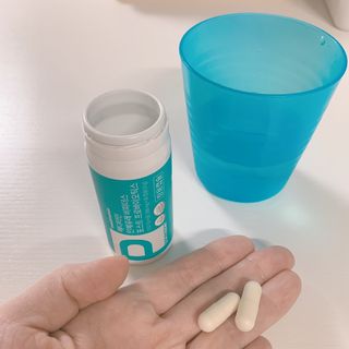 메디타민 인체유래 비피더스 포스트 프로바이오틱스 — 4점을 준 리뷰어가 2021년 3월 올린 사용 사진
