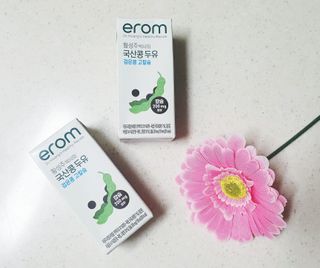 이롬 erom 황성주박사의 국산콩 두유 검은콩 고칼슘 — 5점을 준 리뷰어가 2020년 12월 올린 사용 사진