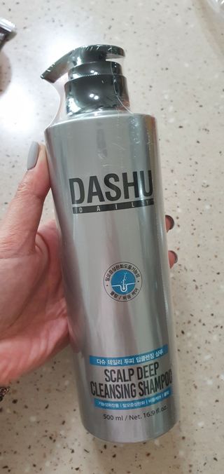 다슈코리아 다슈 데일리 두피 딥 클렌징 샴푸 500ml — 5점을 준 리뷰어가 2021년 3월 올린 사용 사진