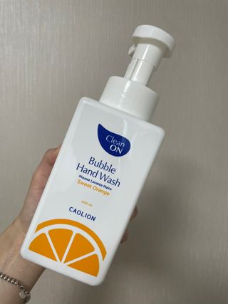카오리온코스메틱스 클린온 버블 핸드 워시 500ml — 5점을 준 리뷰어가 2021년 8월 올린 사용 사진