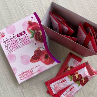 헬스업_쁘띠쁘띠석류콜라겐젤리_20g x 14포 — 5점을 준 리뷰어가 2021년 1월 올린 사용 사진