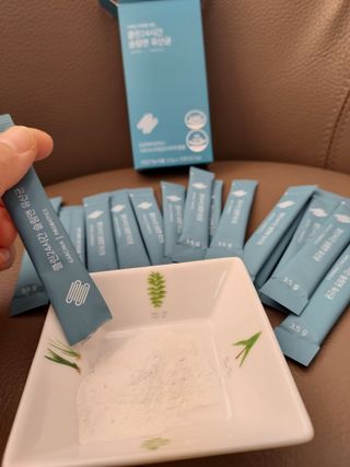 클린24시간 슬림앤유산균 1박스 (3.5g X 15포) — 5점을 준 리뷰어가 2023년 4월 올린 사용 사진