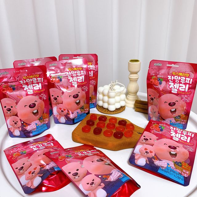 [팔도] 잔망루피젤리 믹스베리맛 42g 8개 리뷰 사진