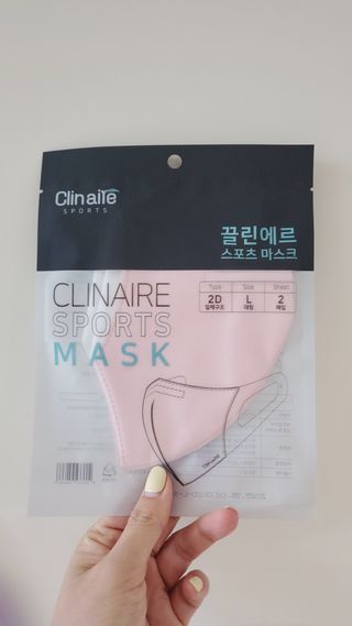 끌린에르 스포츠 귀편한 새부리형 마스크 (뉴컬러포함) — 4점을 준 리뷰어가 2022년 5월 올린 사용 사진