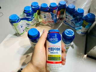 LIVE 매일바이오 썬화이버 드링킹 요거트 — 4점을 준 리뷰어가 2022년 8월 올린 사용 사진