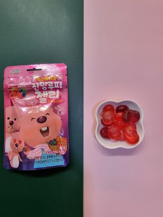 [팔도] 잔망루피젤리 믹스베리맛 42g 8개 — 5점을 준 리뷰어가 2022년 2월 올린 사용 사진
