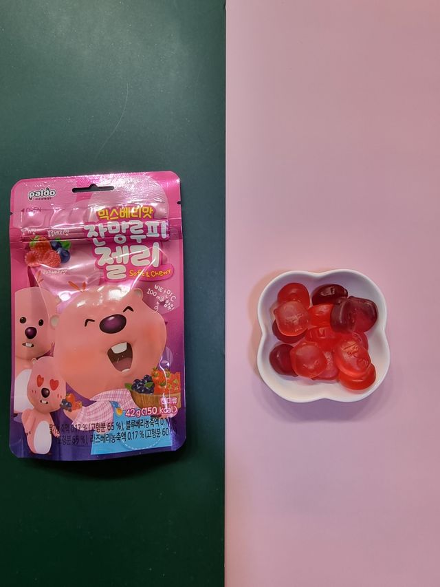 [팔도] 잔망루피젤리 믹스베리맛 42g 8개 리뷰 사진