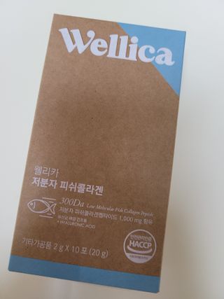 웰리카 저분자 피쉬콜라겐 10포 — 5점을 준 리뷰어가 2021년 3월 올린 사용 사진