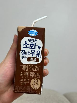 [구매평]덴마크 소화가 잘되는 우유로 만든 초코, 190ml, 24개 — 5점을 준 리뷰어가 2025년 2월 올린 사용 사진