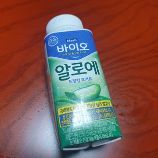 LIVE 매일바이오 알로에 드링킹 요거트 — 5점을 준 리뷰어가 2022년 4월 올린 사용 사진