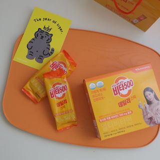 광동제약 [광동] 비타500데일리스틱 70포X2개 + 뚱랑이엽서 + 쇼핑백 증정 — 5점을 준 리뷰어가 2022년 1월 올린 사용 사진