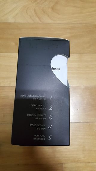 [이즈라이프코스메틱] 퍼퓸 드라이어 시트 히노끼향  or 블랑향 2중 택1 30매 — 5점을 준 리뷰어가 2021년 5월 올린 사용 사진