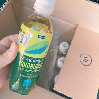 더그레잇티 콤부차 [매일유업] 더그레잇티 44kcal 콤부차 300ml *12개입 (오리지널 6개+베리리치 6개) — 5점을 준 리뷰어가 2023년 7월 올린 사용 사진