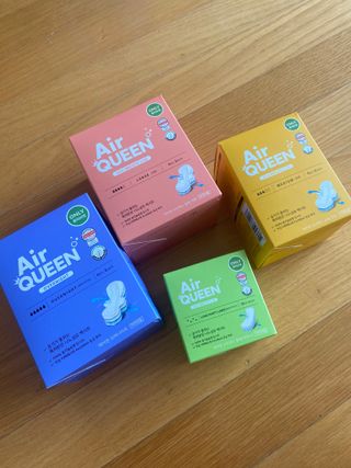에어퀸 뉴브레스 유기농 생리대 4종 (팬티라이너 20P + 중형 10P + 대형 10P + 오버나이트 8P)_체험단 — 5점을 준 리뷰어가 2024년 8월 올린 사용 사진