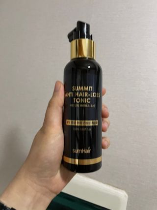 썸헤어 / SUMHAIR 썸헤어 써밋 안티 헤어로스 토닉 — 5점을 준 리뷰어가 2021년 5월 올린 사용 사진