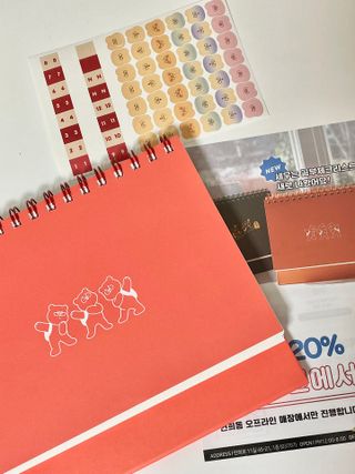 리훈 곰부 세우는 체크리스트 위클리 탁상 플래너 주간 일주일 계획표 — 5점을 준 리뷰어가 2023년 2월 올린 사용 사진